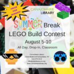 Visit the classroom of the Arkell Museum and Canajoharie Library between August 5th - 10th for an all day, drop-in, LEGO Building contest.