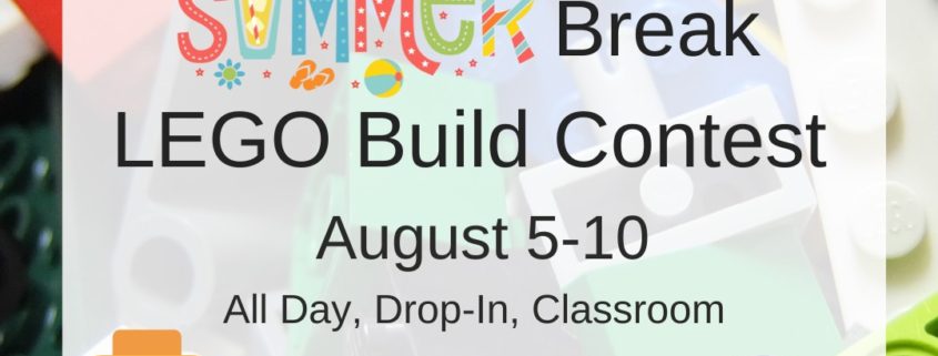 Visit the classroom of the Arkell Museum and Canajoharie Library between August 5th - 10th for an all day, drop-in, LEGO Building contest.