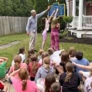 4th grade students on their Little Falls Historic Entry field trip.