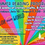 Old Forge Library Color Our World Summer Reading Program