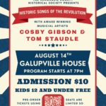 Historic Songs of the Revolution at the Gallupville House