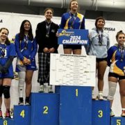 Brynn on podium