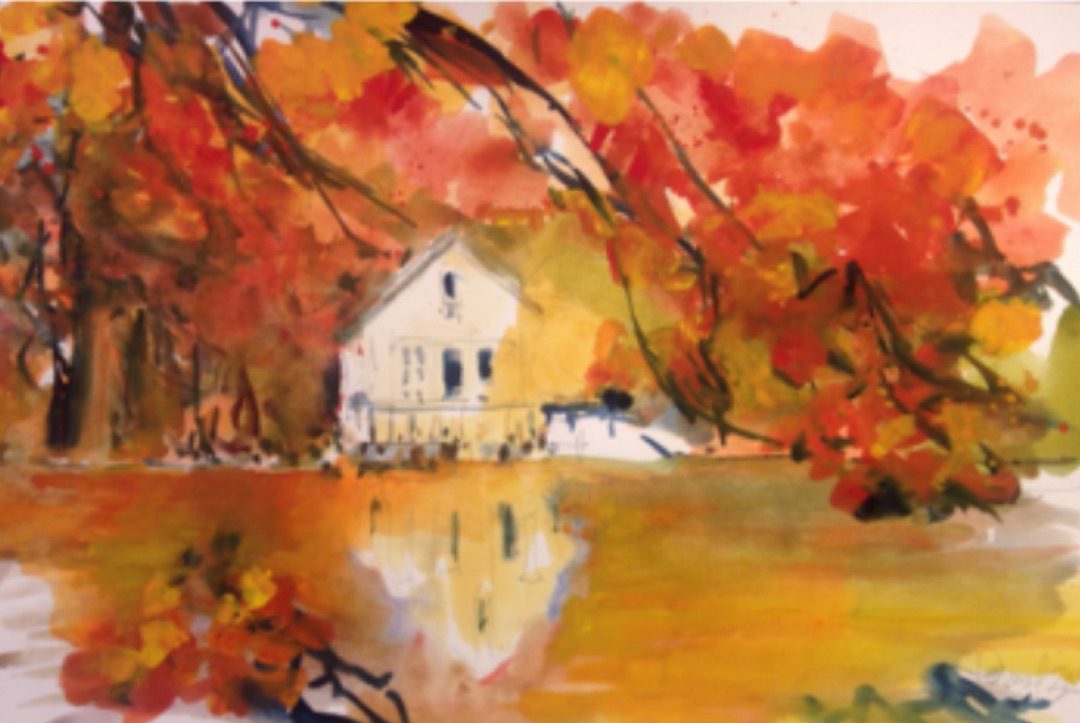 Watercolor with Vicki at the Little Falls Public Library