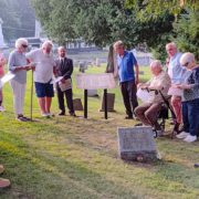 BURIAL GROUND SIGN PLACEMENT COMPLETES LONG PROJECT