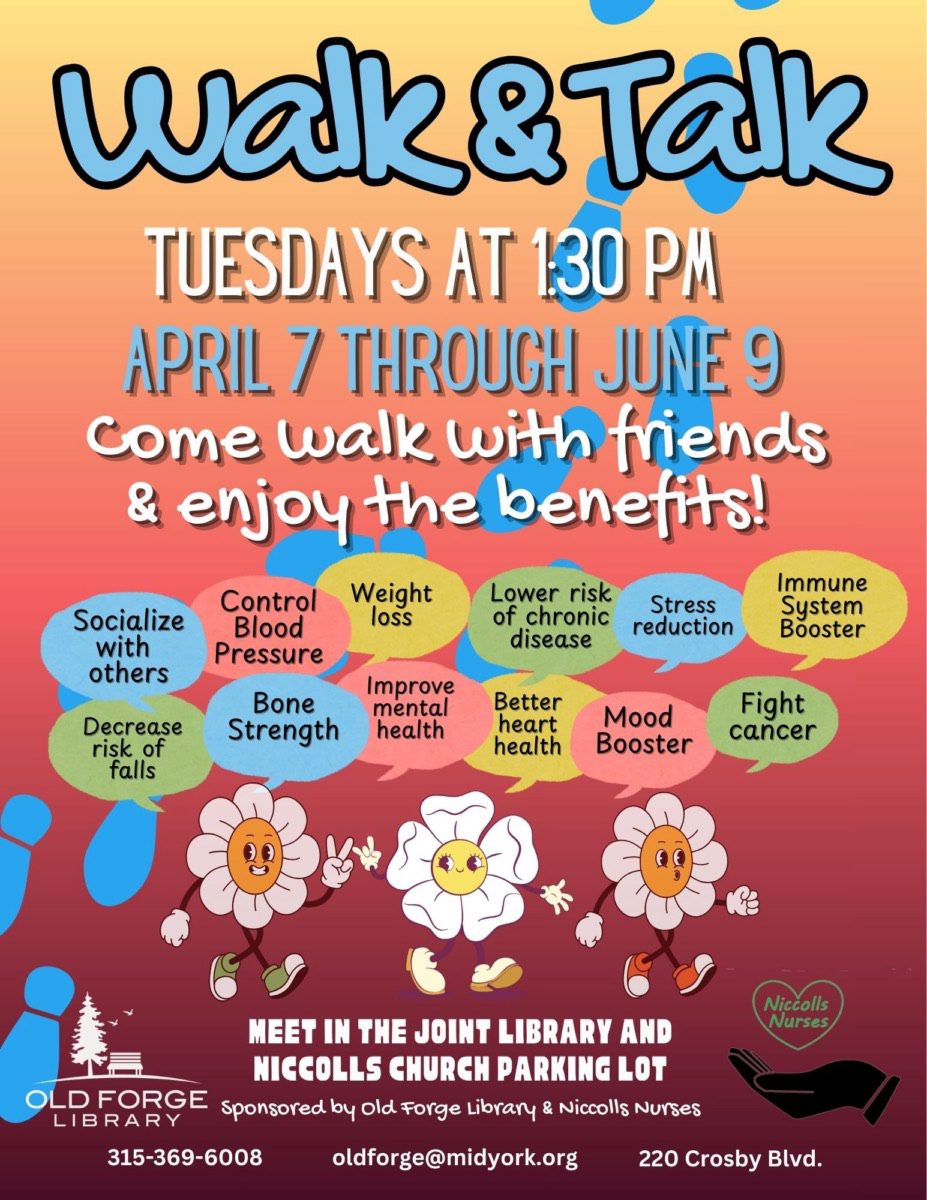 Old Forge Library Walk and Talk with Niccolls Nurses