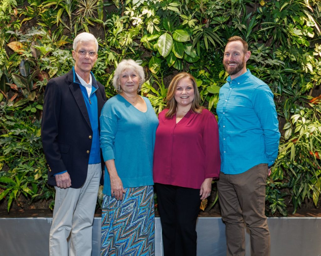 Pictured left to right: Russell Clark, Miriam Curry, Michele Hummel, and Chris Cochran