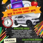 Cram the Cruiser Back to School Supply Drive