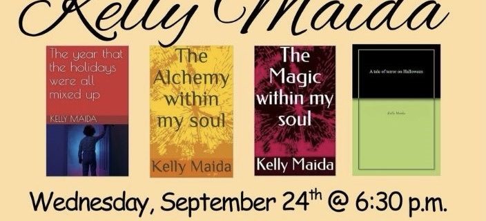 An evening with local author Kelly Maida