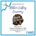 Ribbon Cutting and Grand Opening Celebration for Bravo Burger in Ilion
