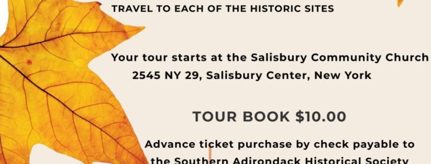 Tour of Historic Sites in the Southern Adirondacks