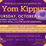 Observing Yom Kippur at the Old Forge Library