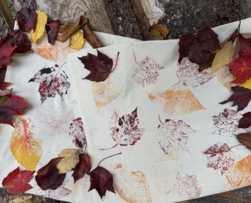 Less Stamped Tea towels