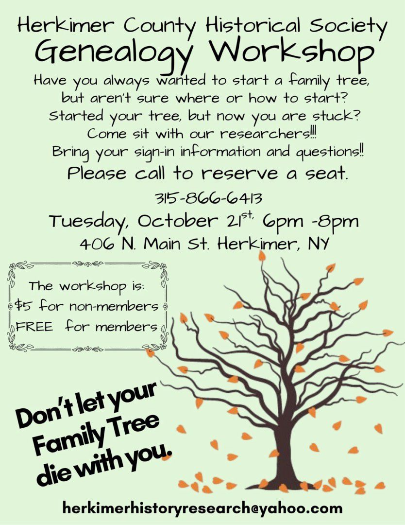 Genealogy Workshop: Explore your family tree!
