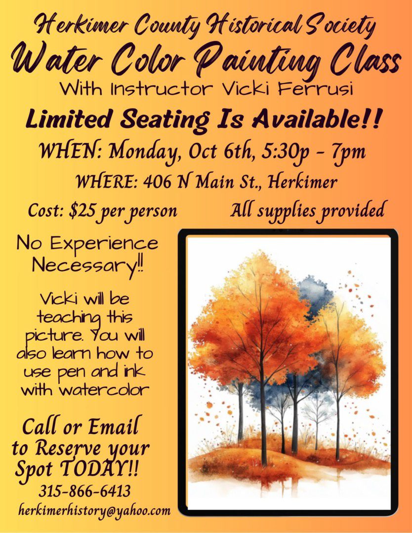 Watercolor Painting Class with Vicki