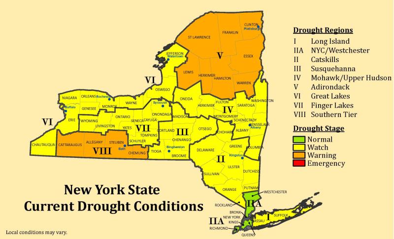 NYS Drought Conditions