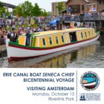 Bicentennial Voyage of the Erie Canal Boat Seneca Chief in Amsterdam