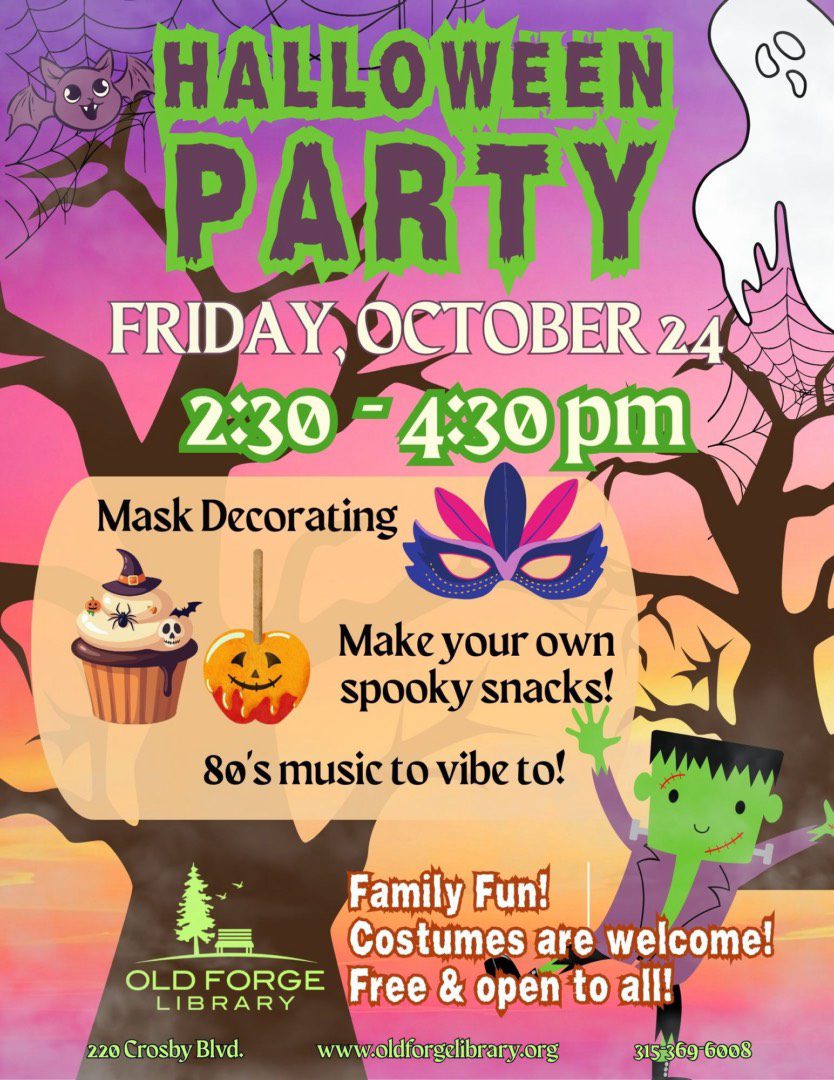 Halloween Party at the Old Forge Library
