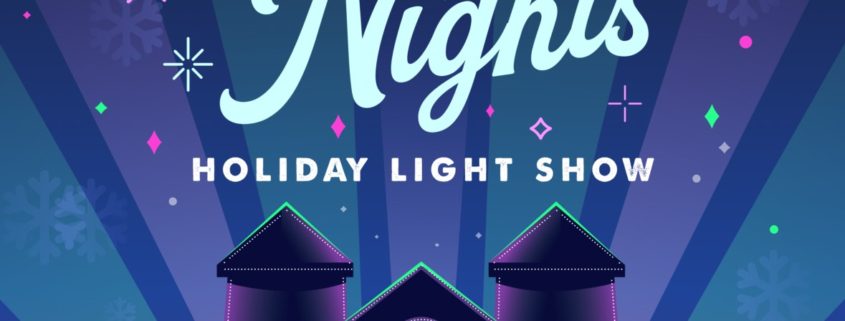 Glimmer Nights Holiday Light Show at Fenimore Farm and Country Village