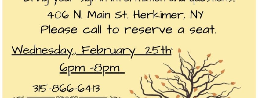 February Genealogy Workshop at the Herkimer County Historical Society