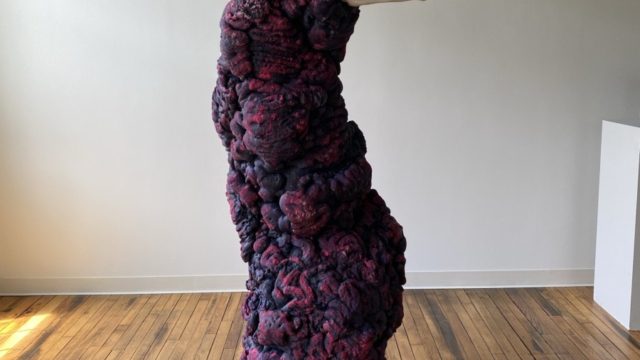 A Being in Space [Porcelain and foam]