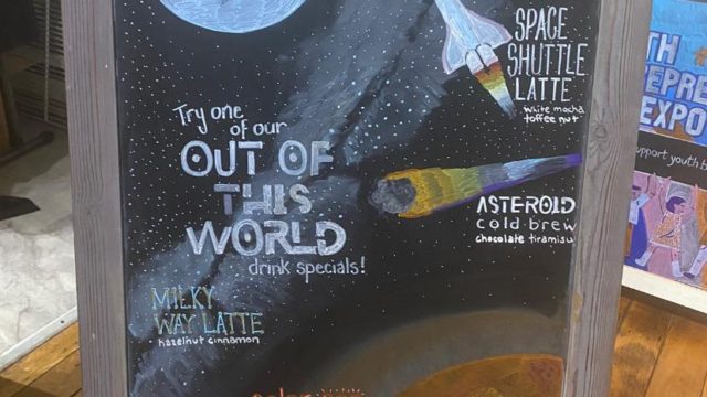 Out of this world chalkboard
