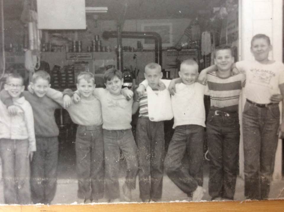 Manheim youth pictured in front of Cecconi’s Marine in the late-1950s.