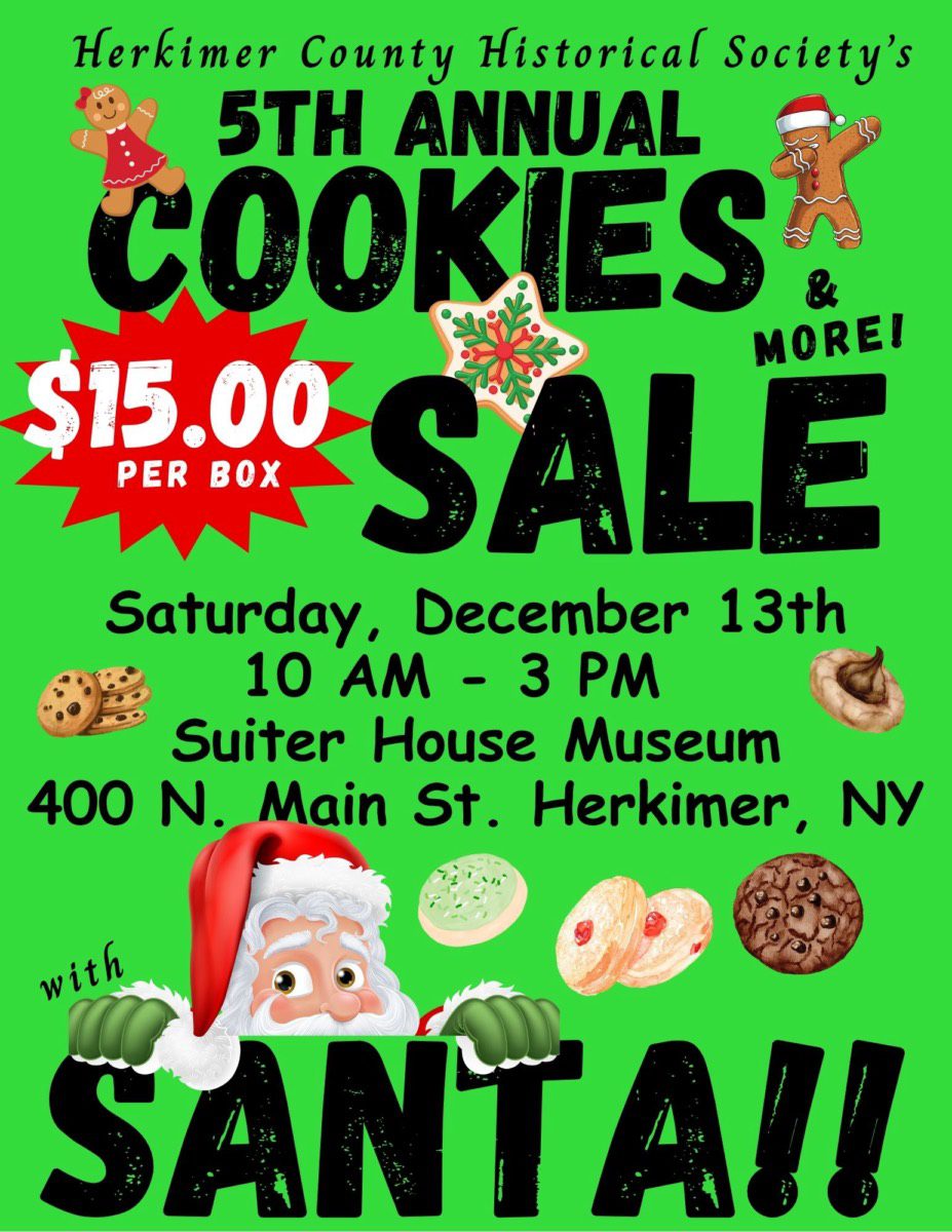 Herkimer County Historical Society Cookie Sale!