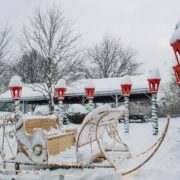 The Village of Frankfort seasonal decorations. Photo by Alexandra Tamburro.