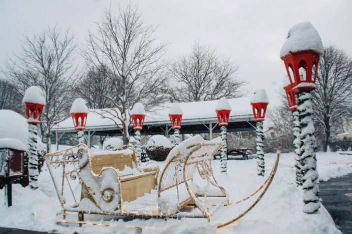 The Village of Frankfort seasonal decorations. Photo by Alexandra Tamburro. The Village of Frankfort seasonal decorations. Photo by Alexandra Tamburro.