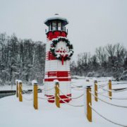 The Village of Frankfort seasonal decorations. Photo by Alexandra Tamburro.