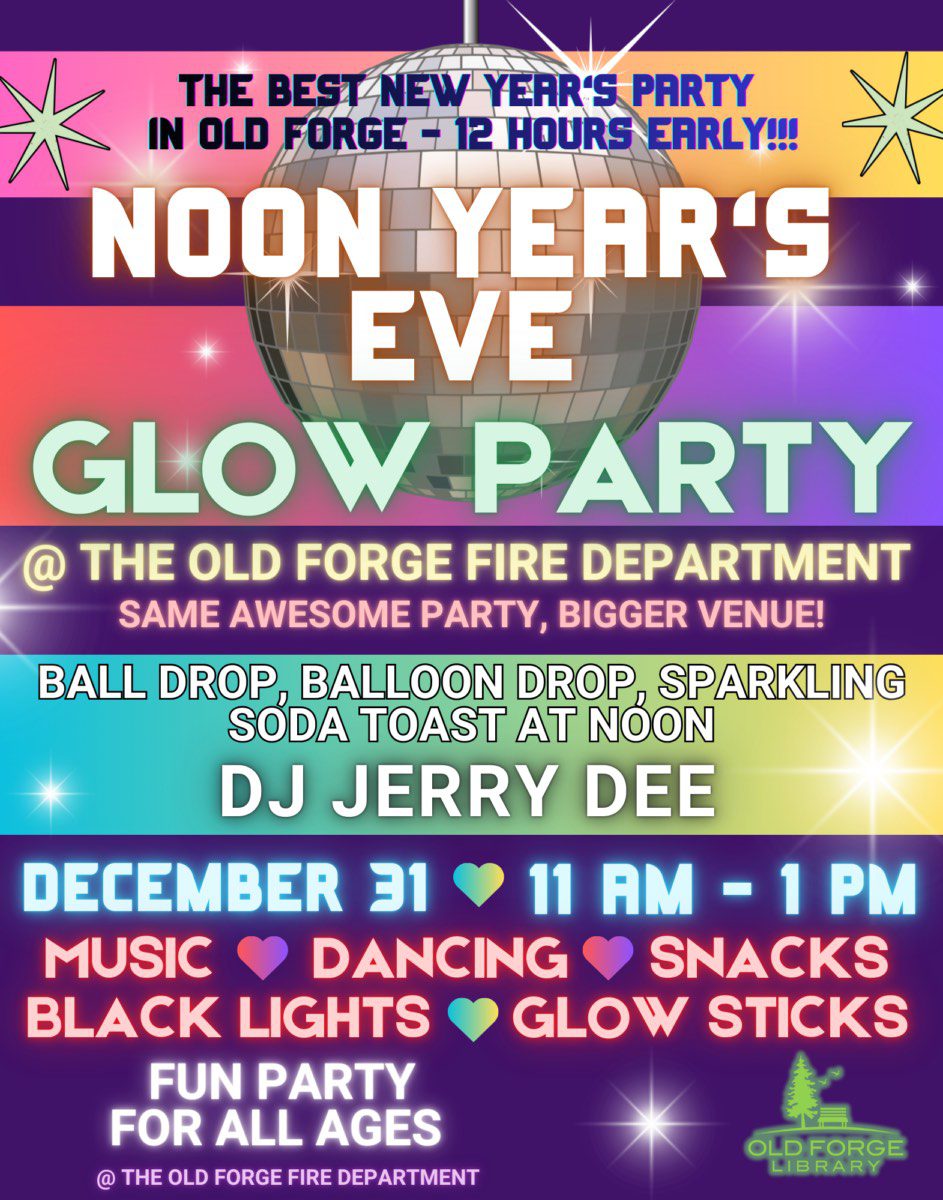 Noon Years Eve Glow Party!