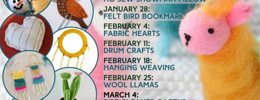 Wednesday Craft Nights at the Old Forge Library