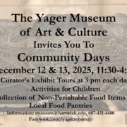 Yager Museum Community Days 2025