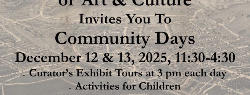 Yager Museum Community Days 2025