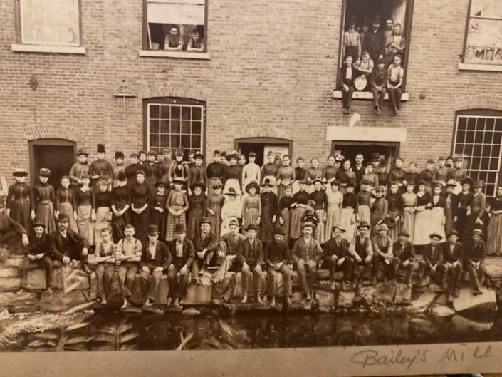 C 1900 The Bailey- Gilbert Mill Little Falls Knitting Company on Elizabeth Street