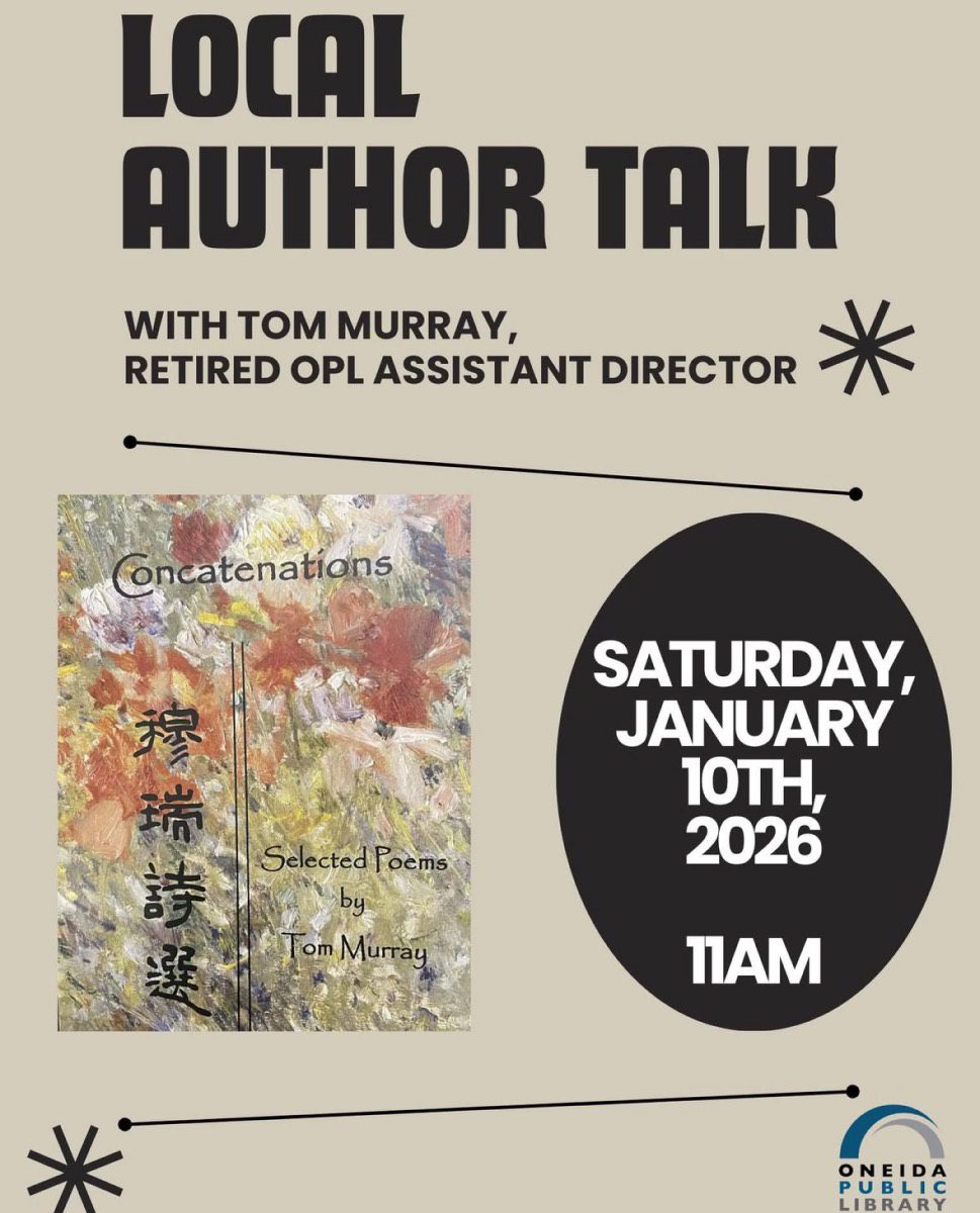 Local Author Talk with Tom Murray, Retired OPL Assistant Director