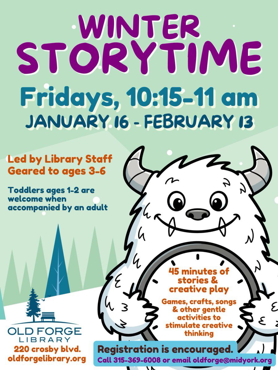 Winter Story Time at the Old Forge Library