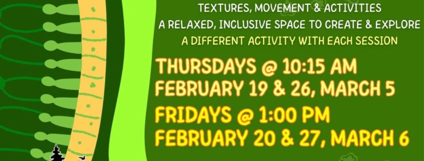 Old Forge Library Sensory Play Dates