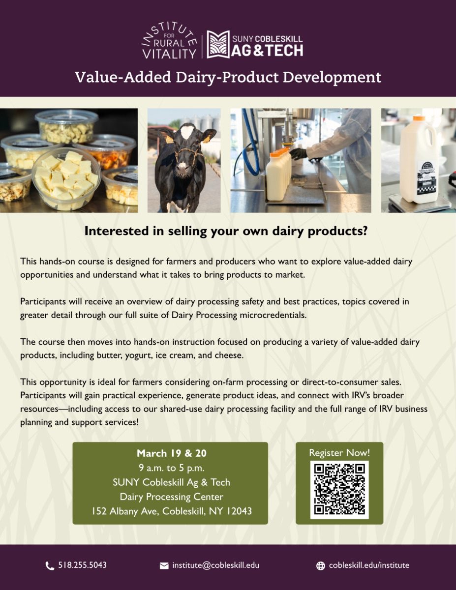 FREE Dairy Product Production Course