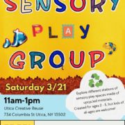 Utica Creative Reuse Sensory Play Group