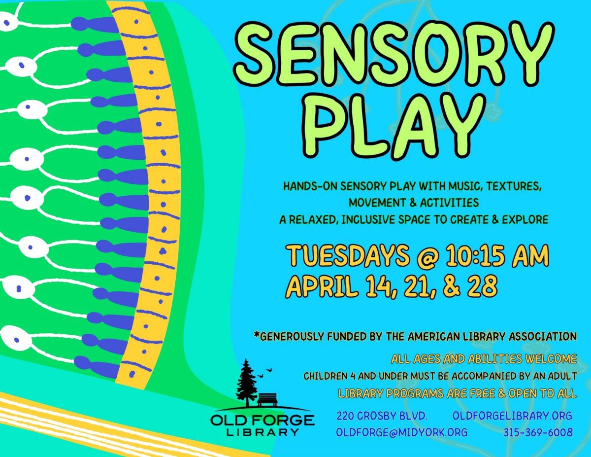 Sensory Play at the Old Forge Library