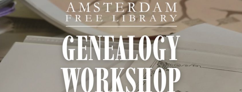 Genealogy Workshop with the DAR at the Amsterdam Free Library