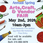 East Herkimer Fire Station Annual Spring Arts, Craft, & Vendor Fair