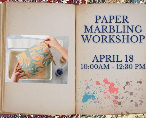 Paper Marbling Workshop at the Oneida County History Center