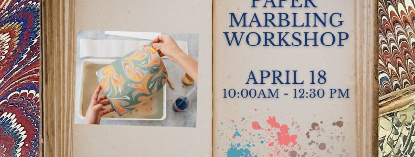 Paper Marbling Workshop at the Oneida County History Center