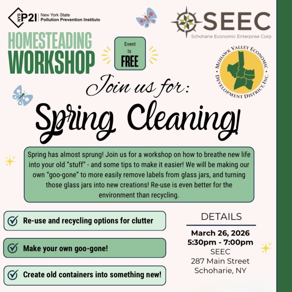 MVEDD Homesteading Workshop Spring Cleaning