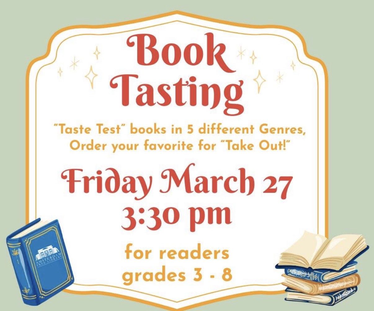 Book Tasting at the Amsterdam Free Library