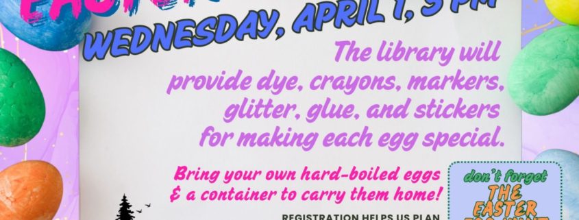 Easter Egg Dyeing at the Old Forge Library