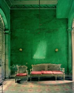 Michael Eastman Green Interior, 2002 Digital C-Print Collection of Michael Eastman / Courtesy of Holden Luntz Gallery