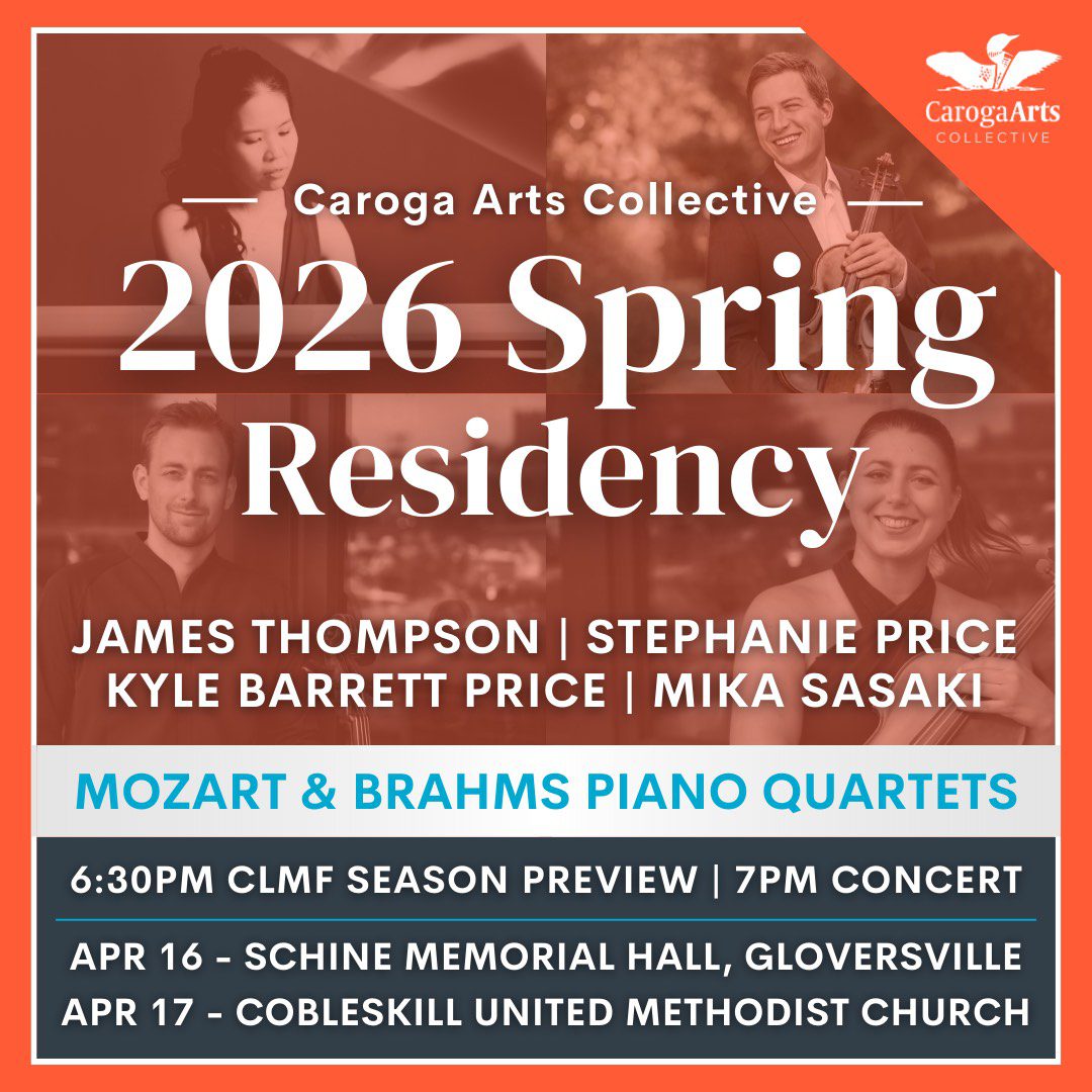 Caroga Arts Collective: 2026 Spring Residency-Cobleskill